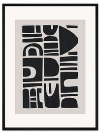 Gerahmter Kunstdruck Sculptural IV