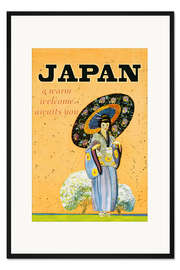 Gerahmter Kunstdruck Japan, A Warm Welcome Awaits You
