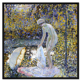 Gerahmter Kunstdruck Die Badende, 1914