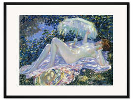 Gerahmter Kunstdruck Sonnenbaden, 1913