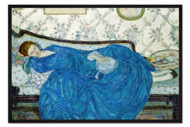 Gerahmter Kunstdruck Das Blaue Kleid, 1917