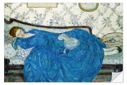 Selvklæbende plakat The Blue Gown, 1917