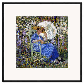 Impression artistique encadrée In the Garden, 1911