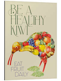 Magnettafel Be a Healthy Kiwi