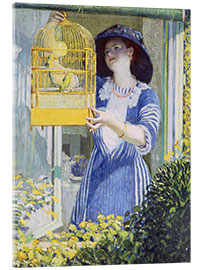 Acrylic print The Open Window - Frederick Carl Frieseke