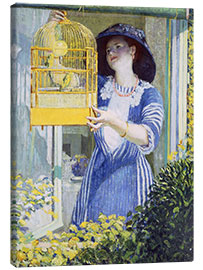 Obraz na płótnie The Open Window - Frederick Carl Frieseke