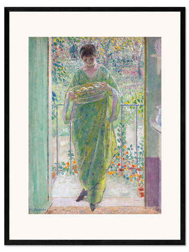 Ingelijste kunstdruk The Kitchen Door, 1911