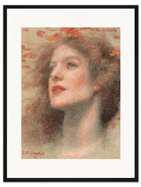 Gerahmter Kunstdruck With the Wind