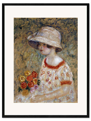 Gerahmter Kunstdruck Porträt von Frances Kilmer