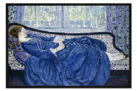 Gerahmter Kunstdruck Girl in Blue