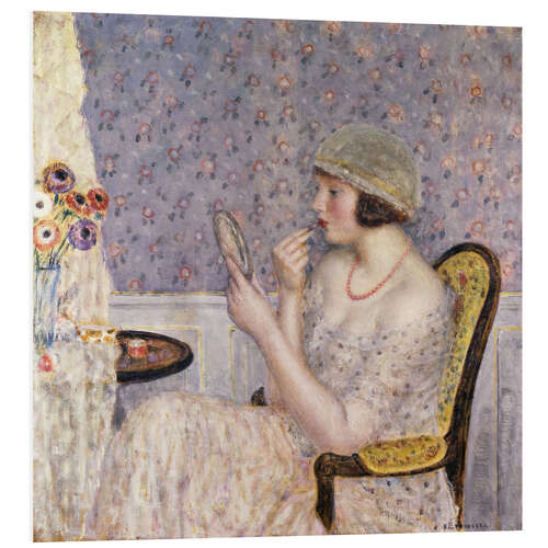 Foam board print Woman at a Dressing Table