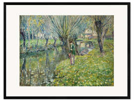 Impresión de arte enmarcada By the River