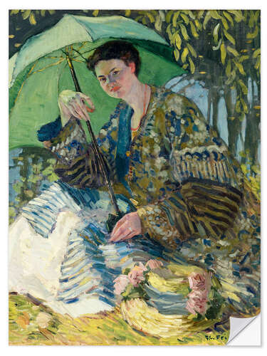 Sticker mural Lady With a Parasol, 1905