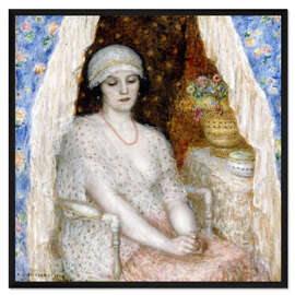 Gerahmter Kunstdruck Blue Curtains, 1924