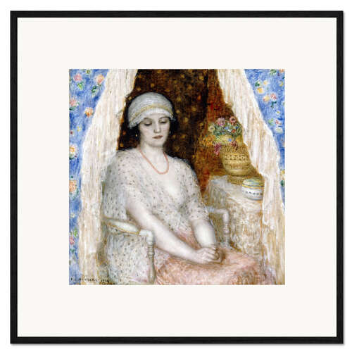 Kehystetty taidepainatus Blue Curtains, 1924