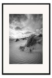 Gerahmter Kunstdruck Dünenlandschaft an der Nordsee