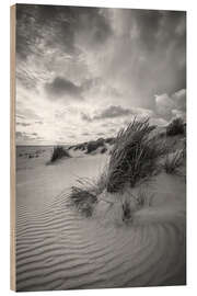 Tableau en bois Dune Landscape at the North Sea