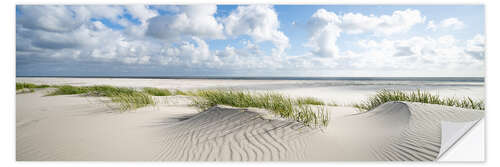 Muursticker Dunes on the North Sea