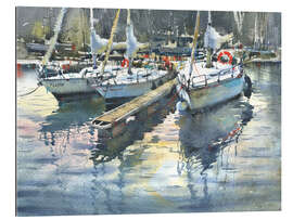 Gallery print Yachts in the port