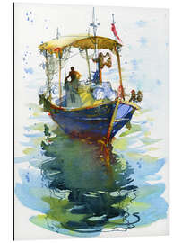 Magnettafel Altes Fischerboot