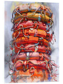 Akrylbillede Life buoys