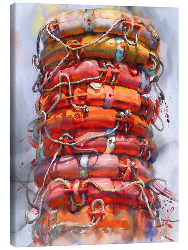 Canvas print Life buoys