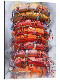 Magnettafel Rettungsringe