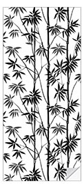 Door sticker Bamboo Leaves