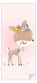 Door sticker Little Deer - Kidz Collection
