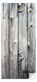Dørtapet Gray Wooden Planks