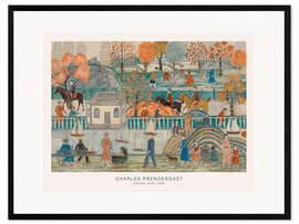 Impression artistique encadrée Central Park, 1939