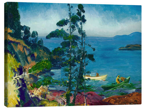 Canvas print Evening Blue (Monhegan Island)