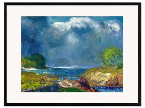 Impression artistique encadrée The Coming Storm (Monhegan Island)