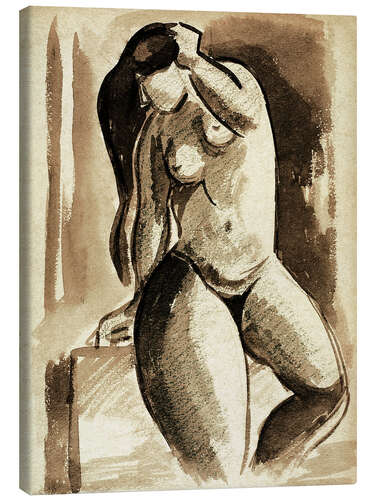 Tableau sur toile Nude Female Portrait