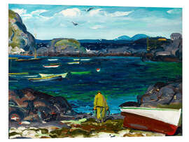 Foam board print The Harbour (Monhegan Island)