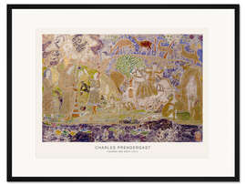 Gerahmter Kunstdruck Figures &amp; Deer, 1917