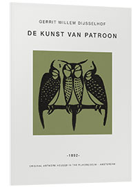 Bilde på skumplate Three Sleeping Owls, 1892