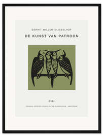 Gerahmter Kunstdruck Three Sleeping Owls, 1892