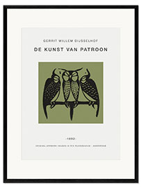 Framed art print Three Sleeping Owls, 1892