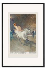 Gerahmter Kunstdruck The Dance of the Circus Rider