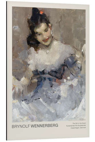 Cuadro de aluminio The Girl in the Gown