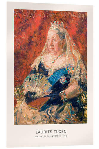 Acrylic print Portrait of Queen Victoria, 1894