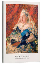 Canvas print Portrait of Queen Victoria, 1894