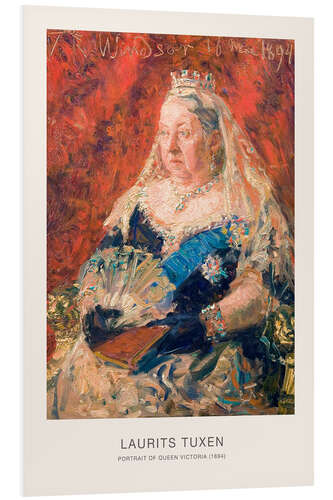 Tableau en PVC Portrait of Queen Victoria, 1894