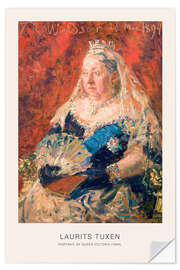 Naklejka na ścianę Portrait of Queen Victoria, 1894