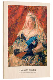 Stampa su legno Portrait of Queen Victoria, 1894