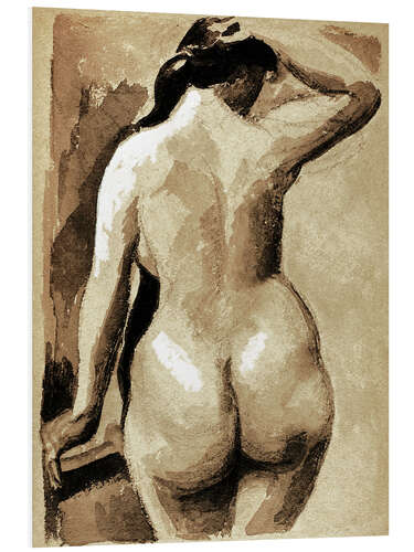 Tableau en PVC Nude Female Portrait