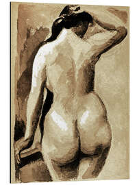 Magnettafel Weibliches Aktporträt