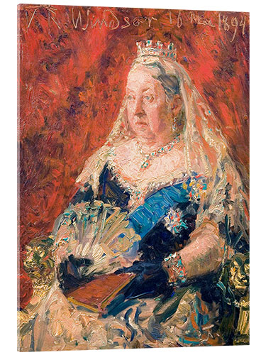 Stampa su vetro acrilico Portrait of Queen Victoria