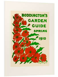 Foam board print Boddington's Garden, 1910